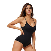 Trifolium Women's Seamless Shapewear Bodysuit - Tummy Control Slimming Body Shaper with Adjustable Straps