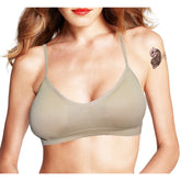 Removable Padded Seamless Crop Athletic Sports Yoga Training Bra Top