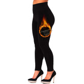 Trifolium Women's Lightweight Thermal Winter Seamless Fleece Lined Leggings – Ultra Soft, Stretchy & Cozy Base Layer for Cold Days