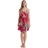 Trifolium Kimono Robe And Chemise Silky Peacock Satin Nightgown Bathrobe Wedding Negligee Nightdress Chemise