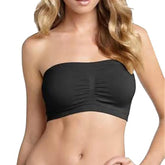 Trifolium Comfortable Seamless Bandeau Bra with Removable Pads for Women