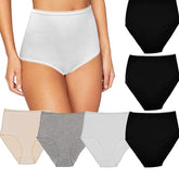 Trifolium 6 Pack Women's Maxi Brief High Waist Cotton Pants