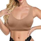 Women's Sports Bra Yoga Fitness Gym Workout Activewear Comfy Removable Pads Sportswear