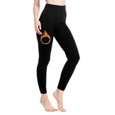 Trifolium Women's Ultimate Warmth Plush-Lined Thermal Moisture-Wicking Comfy Base Layer Leggings