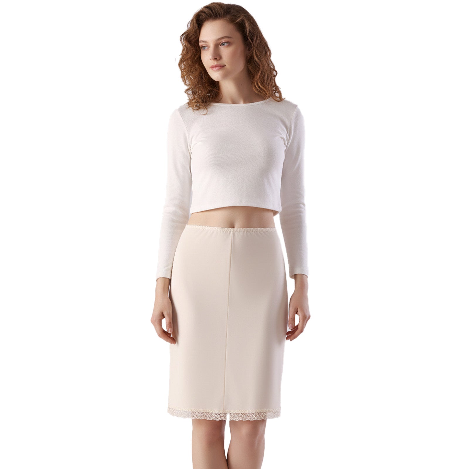Trifolium Premium Cooling Slip for Women Petticoat - Silhouette Enhancing Comfort