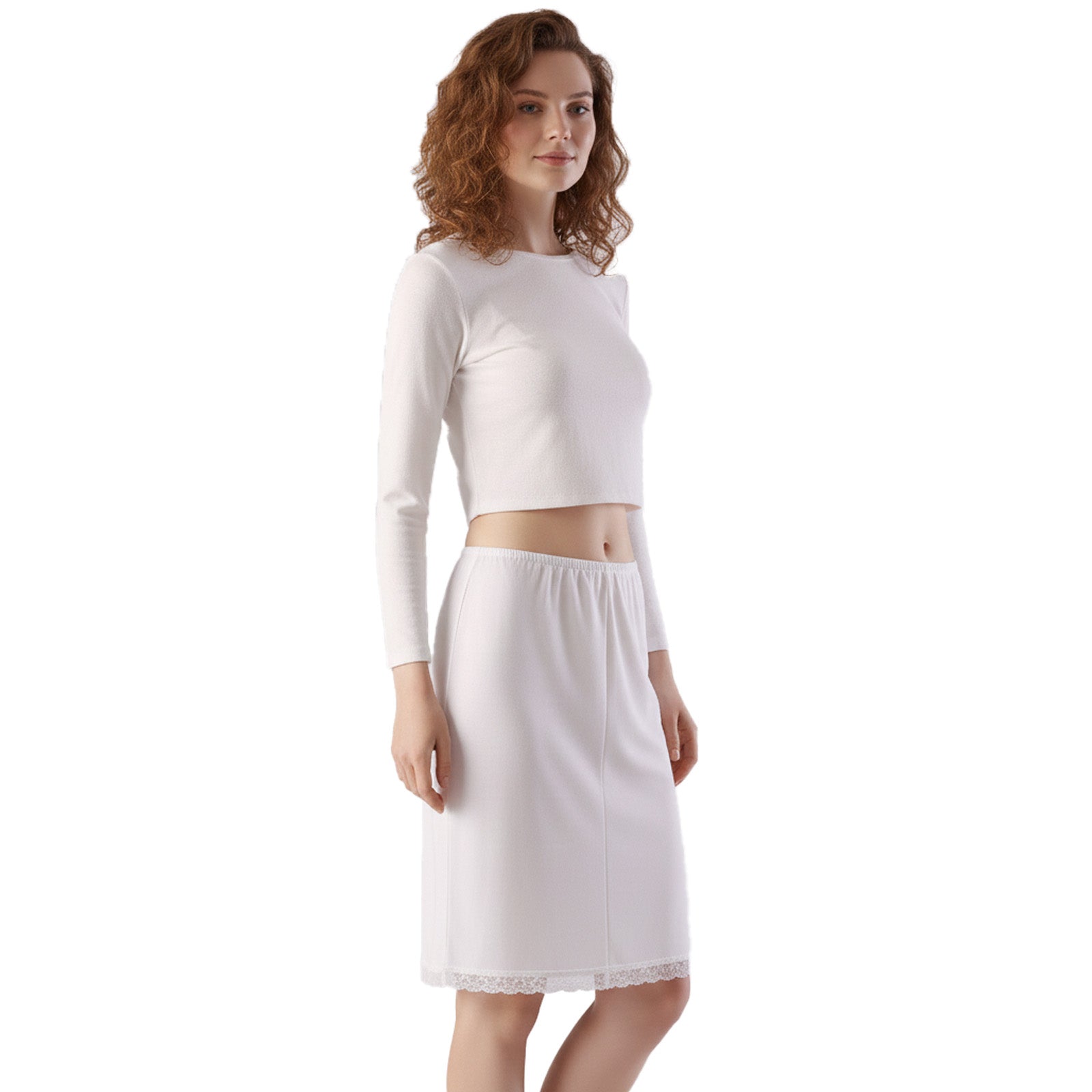 Trifolium Premium Cooling Slip for Women Petticoat - Silhouette Enhancing Comfort