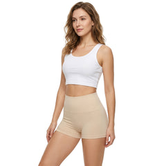 Trifolium Women's High-Waisted Shaping Boyshorts – Double-Layer Tummy Control Boxer Briefs, Seamless & Comfortable Shapewear