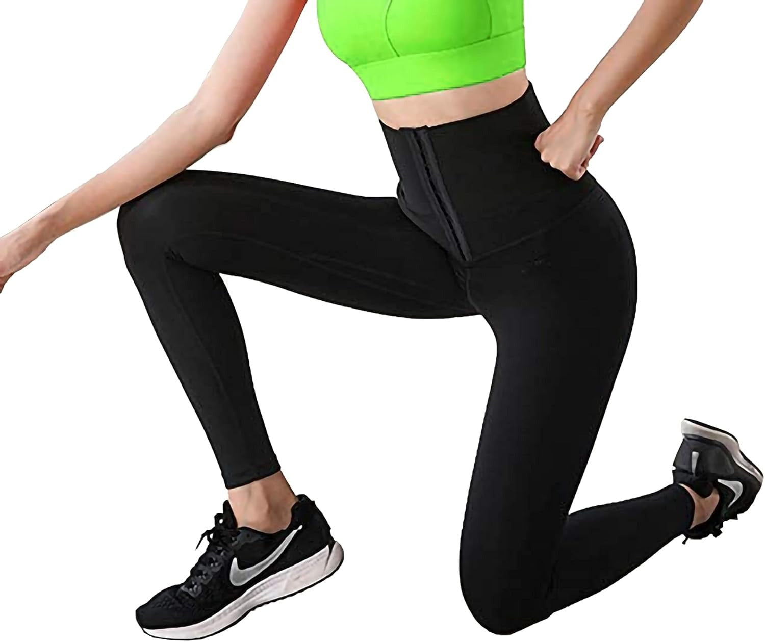 Trifolium Corset Gym Leggings Women High Waisted Slimming Body Shaper Tummy Control Yoga Pants