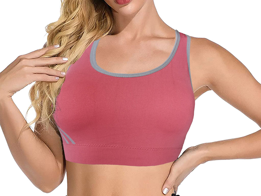Sports Bra For Women Super Comfort Removable Pads Soft Fitness Yoga Gym Workout Activewear