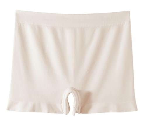 Trifolium Women's Seamless High Waist Boxer Shorts 1 Pack Ivory Factory Label XS UK 6-8 (2628-XS-BG-1P)