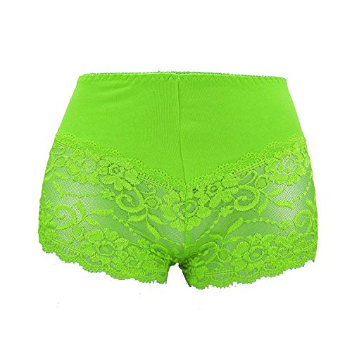 Trifolium Ladies Sexy Lace Panties Short Pants Lingerie French Knicker Large Stretch Beige UK 8-10 Factory Label XL (3030-XL-BG)