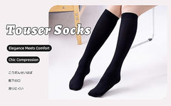 Trifolium Multiple Pack Women's 80 Denier Nylon Knee High Pop Socks with Comfort Top