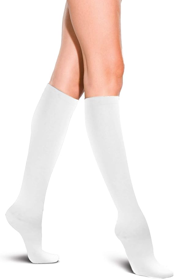 Trifolium Multiple Pack Women's 80 Denier Nylon Knee High Pop Socks with Comfort Top