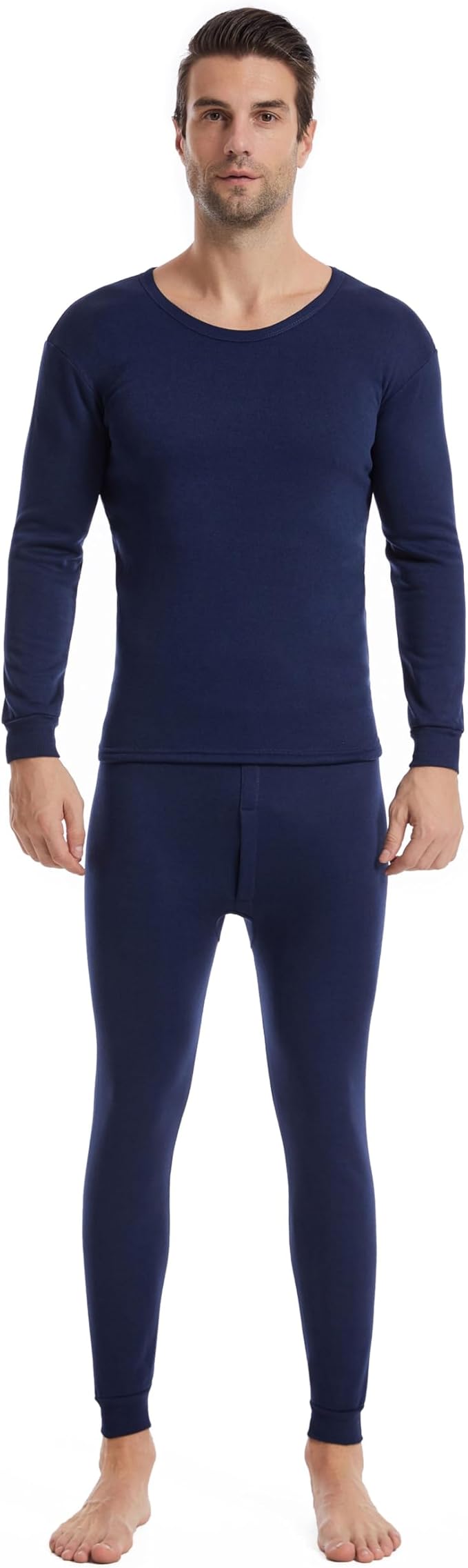 Trifolium Men's Warmth Thermal Underwear Set Winter Base Layer Top & Bottom Ultra Soft Long Johns Pant Sets