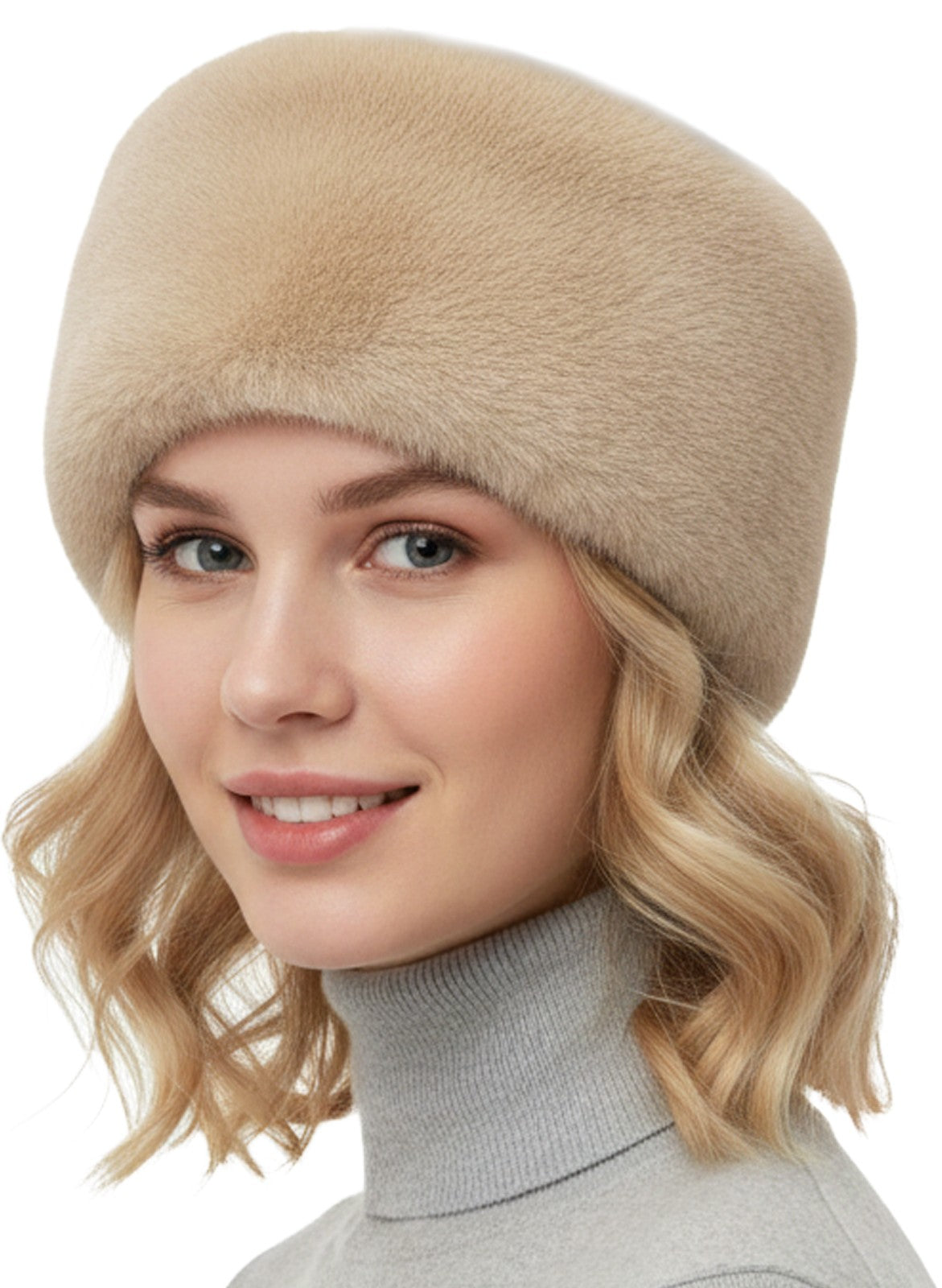Trifolium Women's Cozy Winter Hat - Warm & Stylish, Russian Cossack Look