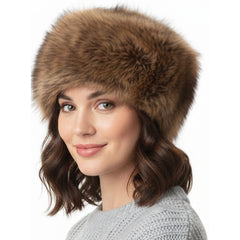Trifolium Women's Cozy Winter Hat - Warm & Stylish, Russian Cossack Look