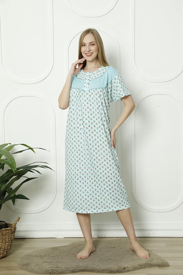 sleep dress for ladies short sleeve women this everyday essential is soft Ekouaer Nightgowns for Women Sexy