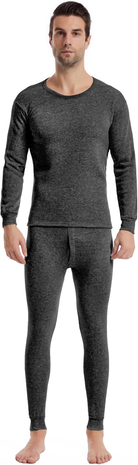 Trifolium Men's Warmth Thermal Underwear Set Winter Base Layer Top & Bottom Ultra Soft Long Johns Pant Sets