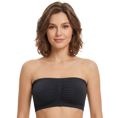 Trifolium Comfortable Seamless Bandeau Bra with Removable Pads for Women