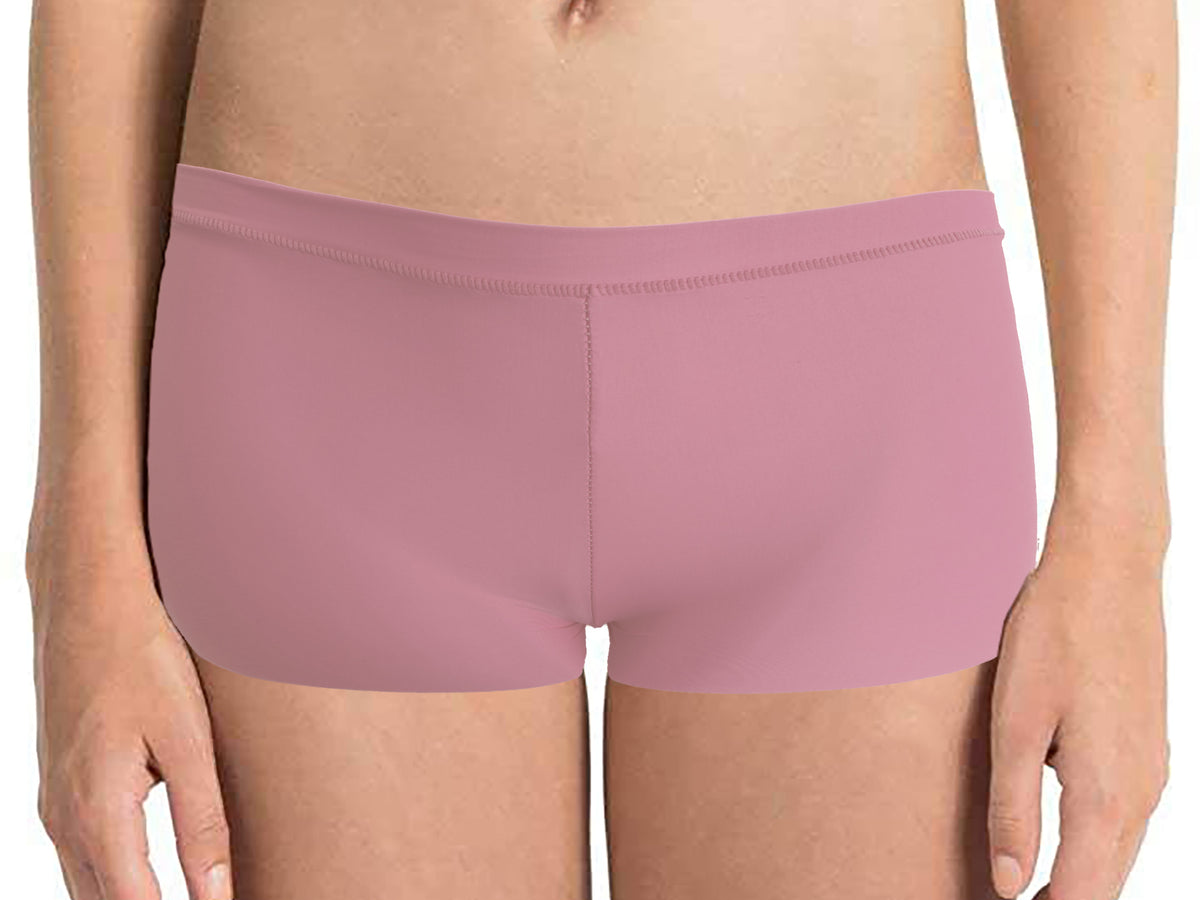 Trifolium Women's Invisi Boyshorts Comfortable Underwear Girl's Invisible Panties Plain Colorful Briefs