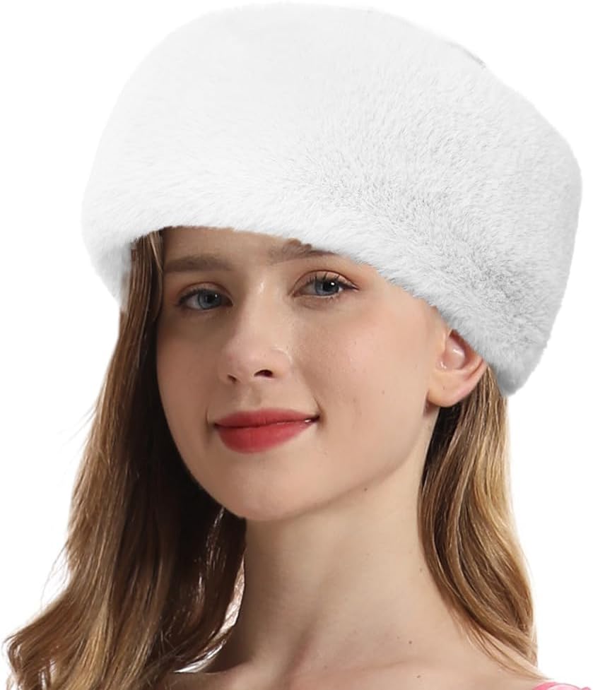Faux Fur Ear Warmer Winter Headband | Trifolium