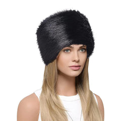 Faux Fur Hat Russian Cossack Style for Women | Trifolium