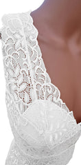 Sexy V-Neck Lace Camisole - Sleeveless Wire-Free Top for Women | Trifolium