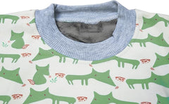Warm Fleece for Kids Pyjama Set Colorful Pattern Winter PJs | Trifolium