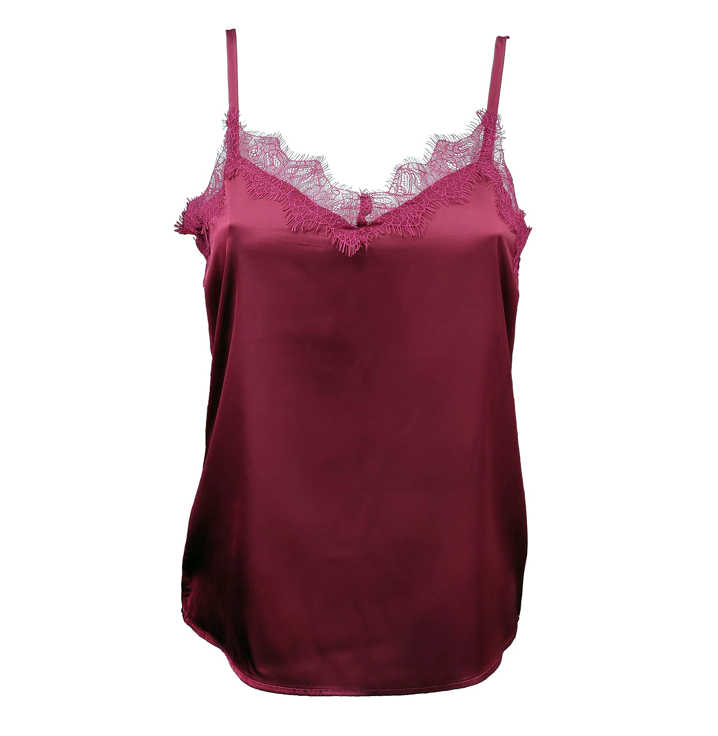 Silk Satin Sleepwear Set3-Piece Robe, Cami & Lace Nightwear | Trifolium