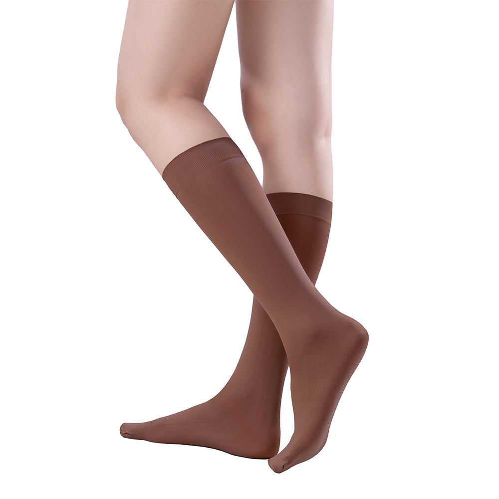 Knee High Pop Socks 80D Comfort Top | Trifolium