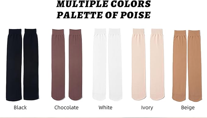 Knee High Pop Socks 80D Comfort Top | Trifolium