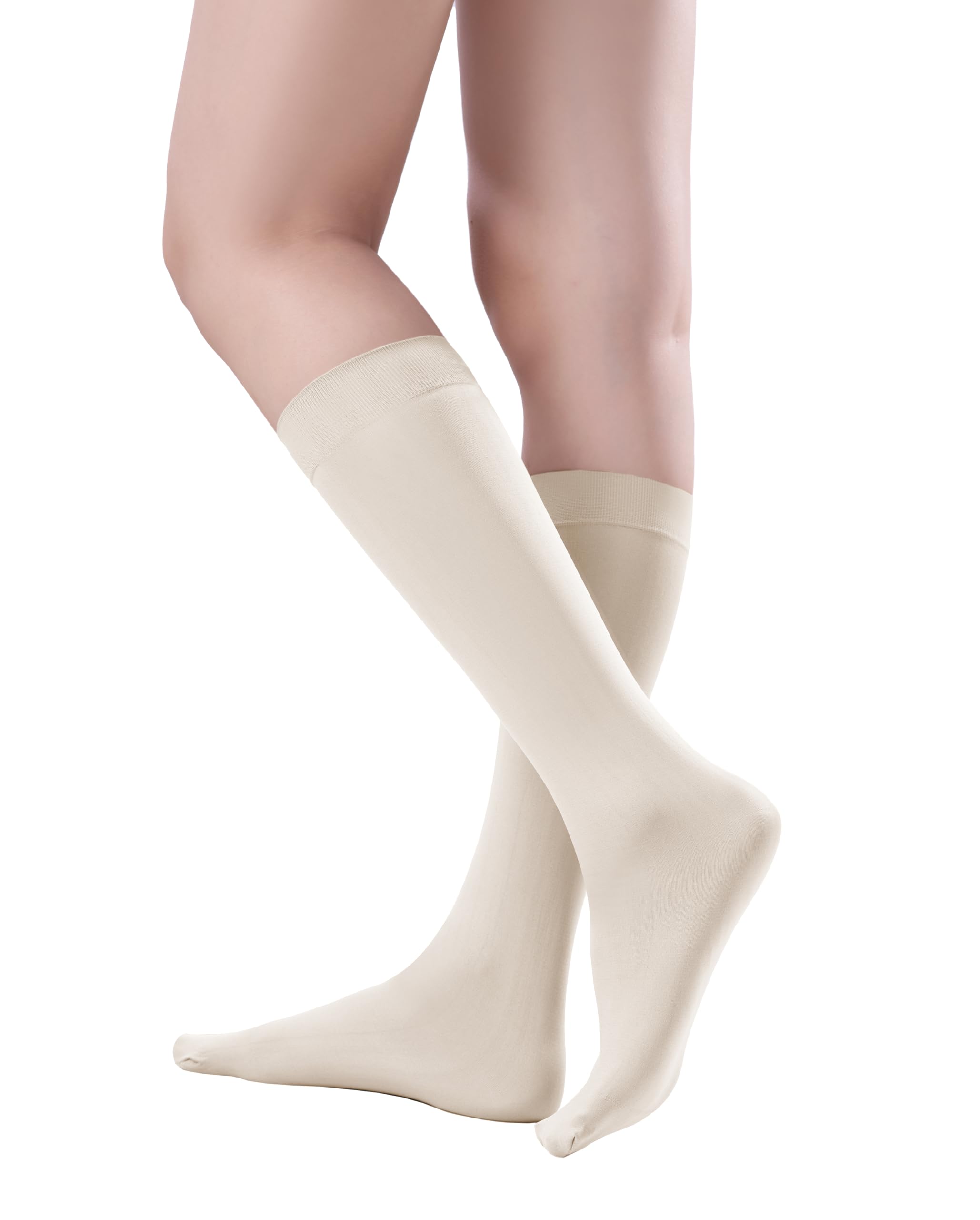Knee High Pop Socks 80D Comfort Top | Trifolium