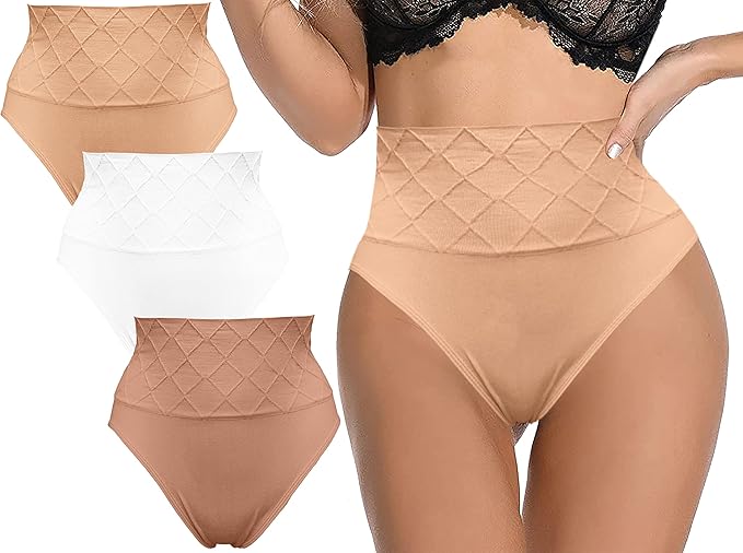 Trifolium Women's Body Shaping Knickers High Waist Shapewear Tummy Tuck Control Underwear MULTIPACK/SINGLE