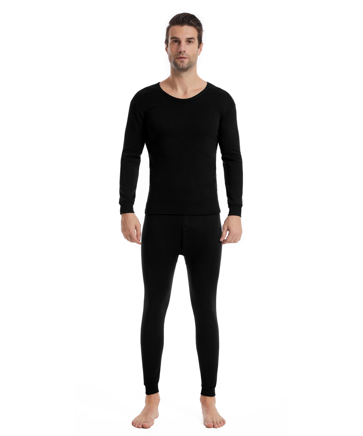 Trifolium Men's Warmth Thermal Underwear Set Winter Base Layer Top & Bottom Ultra Soft Long Johns Pant Sets