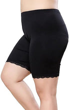 Load image into Gallery viewer, TRIFOLIUM  Womens High Waist Cycling Shorts Girls Dancing Shorts Leggings Underpants Lace Trim
