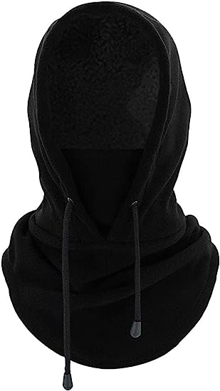 Trifolium Balaclava Outdoor Winter Sports Mask Windproof Thermal Fleece Hood & Face Mask (Balaclava 20221 Black OneSize)