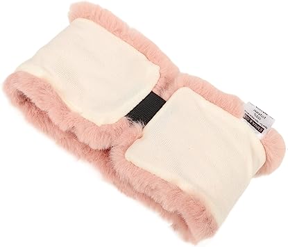 Trifolium Winter Faux Fur Headband for Women Fancy Ear Warmer with Stretch Fluffy Elastic Headband (One size Black Fox)