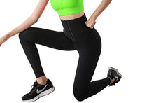 Load image into Gallery viewer, Trifolium Corset Gym Leggings Women High Waisted Slimming Body Shaper Tummy Control Yoga Pants Black
