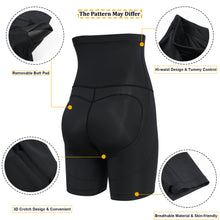 Load image into Gallery viewer, Women&#39;s Butt Lifter Hips Enhancer Shapewear Removable Pads High Waist Trainer Tummy Control Panties Sexy Buttocks Body Shaping Padded Lingerie
