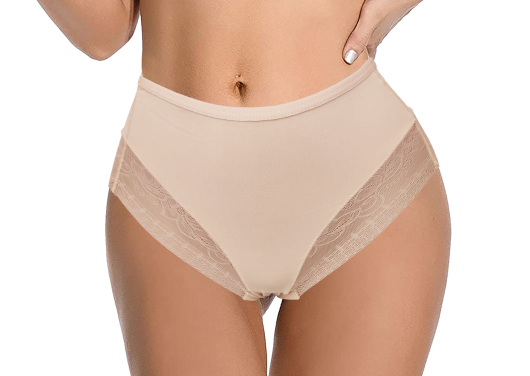 Women's Sexy Lace Control Briefs High Waist Panties Ladies Lingerie Underwear