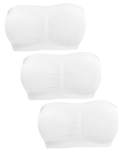 Charger l&#39;image dans la galerie, Trifolium Comfortable Seamless Bandeau Bra with Removable Pads for Women
