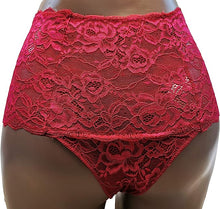 Load image into Gallery viewer, Trifolium 6 Pack Lace Thongs Panties Bikini Underwear Ladies Sexy High Waist String Knickers Tangas
