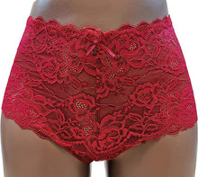 Load image into Gallery viewer, Trifolium 6 Pack Lace Thongs Panties Bikini Underwear Ladies Sexy High Waist String Knickers Tangas
