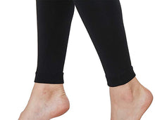Load image into Gallery viewer, Girls Warm Tights Brushed Fleece Thermal Full Length Winter Leggings 3 PACK
