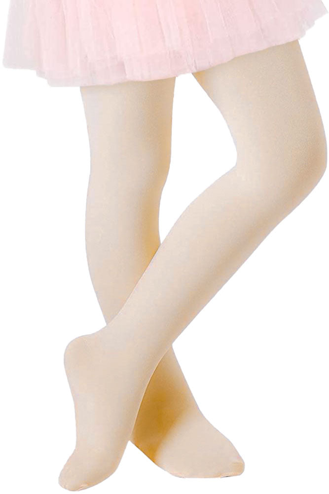 Trifolium Essential Ballet Opaque Control Top Tights Plain 80D/40D SCHOOL Girls Extra Stretch Fit Design with Durable Construction for all Occasions