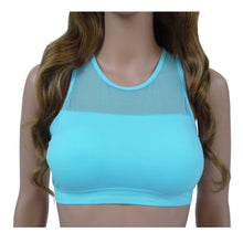 Load image into Gallery viewer, Women Ladies Yoga Sport Bra Seamless Removable Padded with Lace Back

