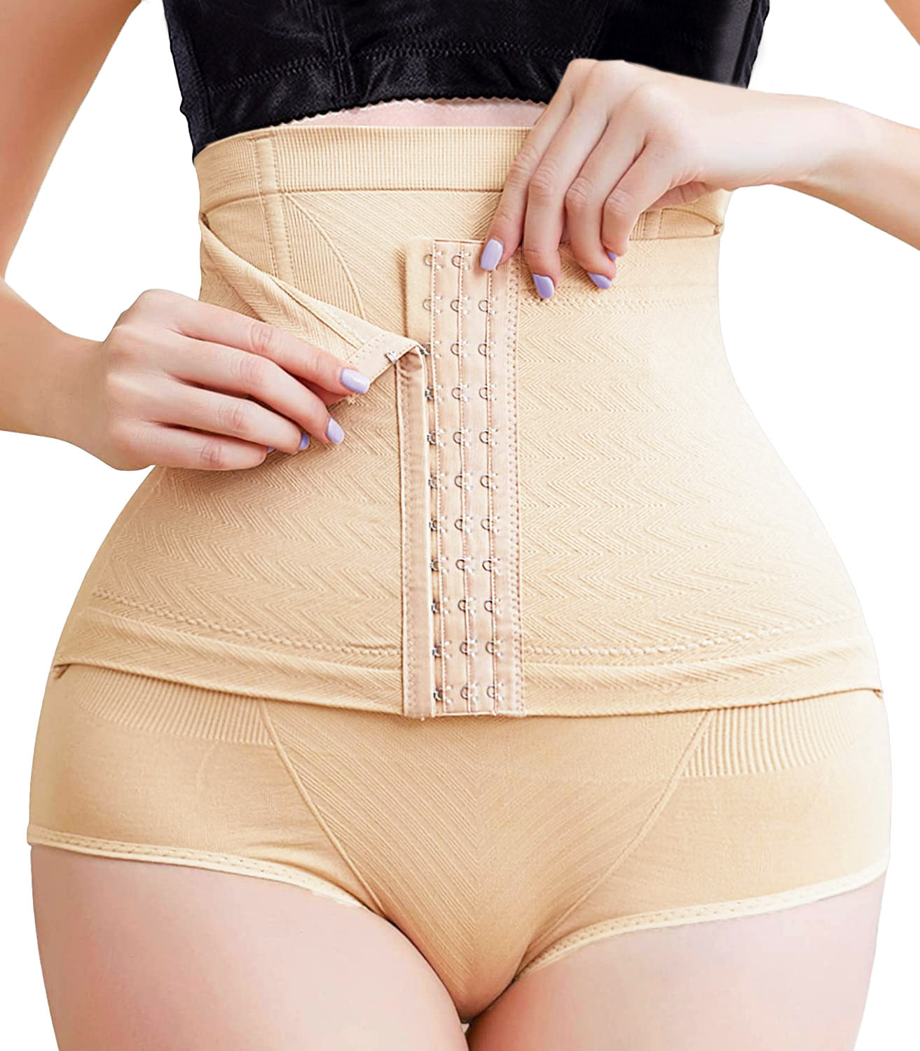 High Waist Modal Panties Women Slimming Underwear Breathable Body