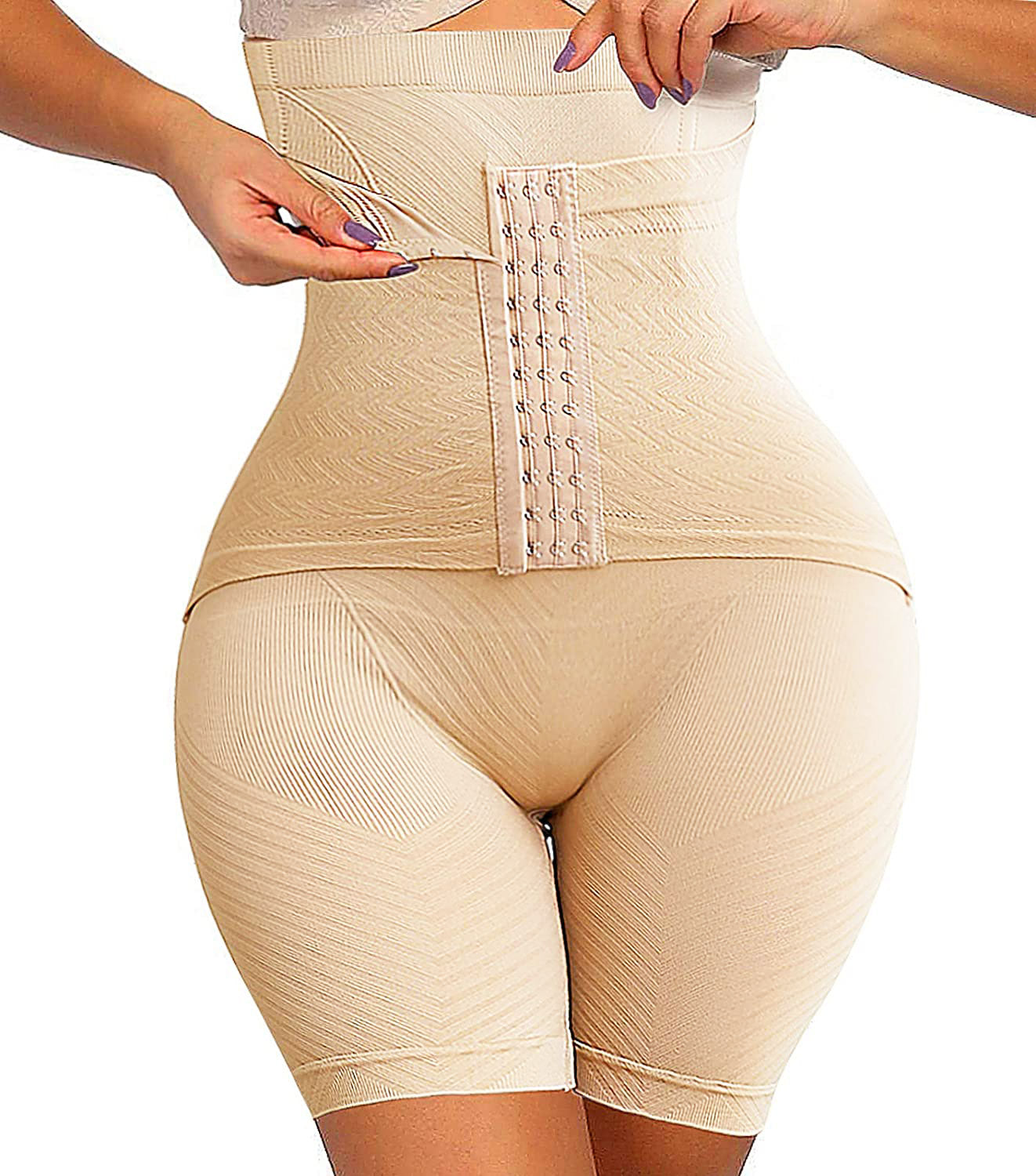 Trifolium Women Shapewear Tummy Control High Waist Body Shaper Thigh S –  Emma Co UK Ltd