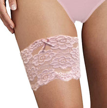 Load image into Gallery viewer, Trifolium 2 Piece Lace Wedding Garter for Brides Size 36cm-52cm Pink/Black/White/Red - UK Brand
