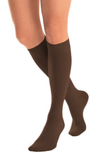 Charger l&#39;image dans la galerie, Women&#39;s Knee High Pop Socks Chocolate Brown 3 Or 6 PACK 70 Denier
